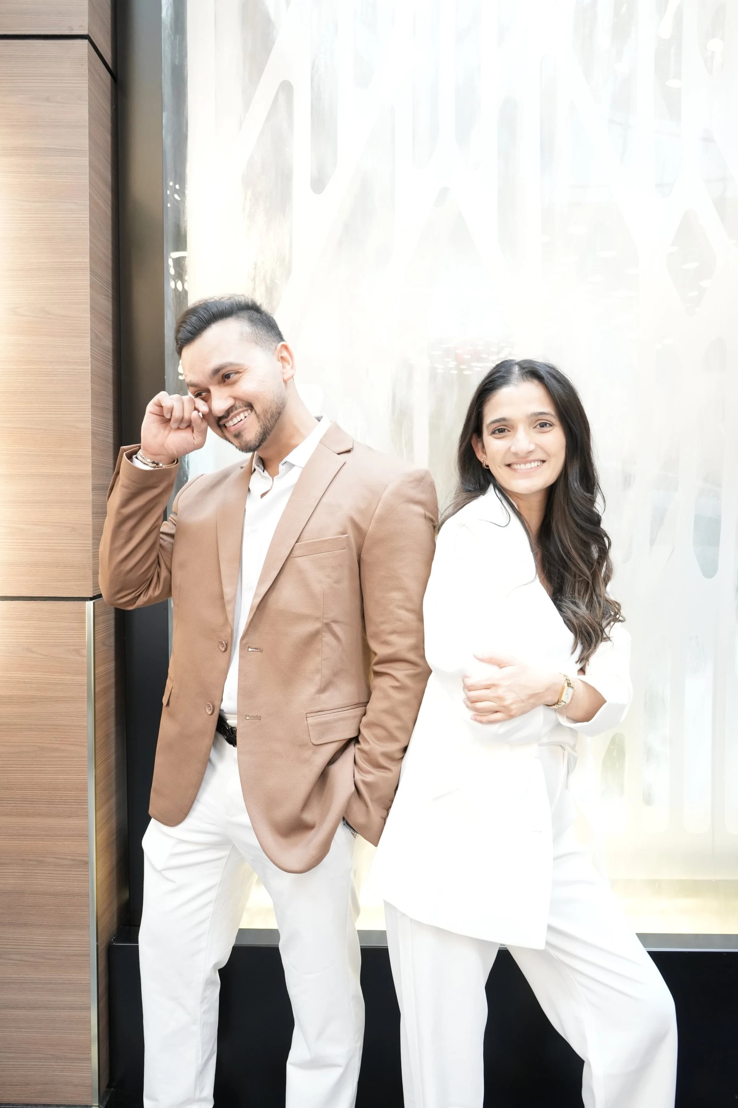 Kajal and Harshang, founders of Dhun Events